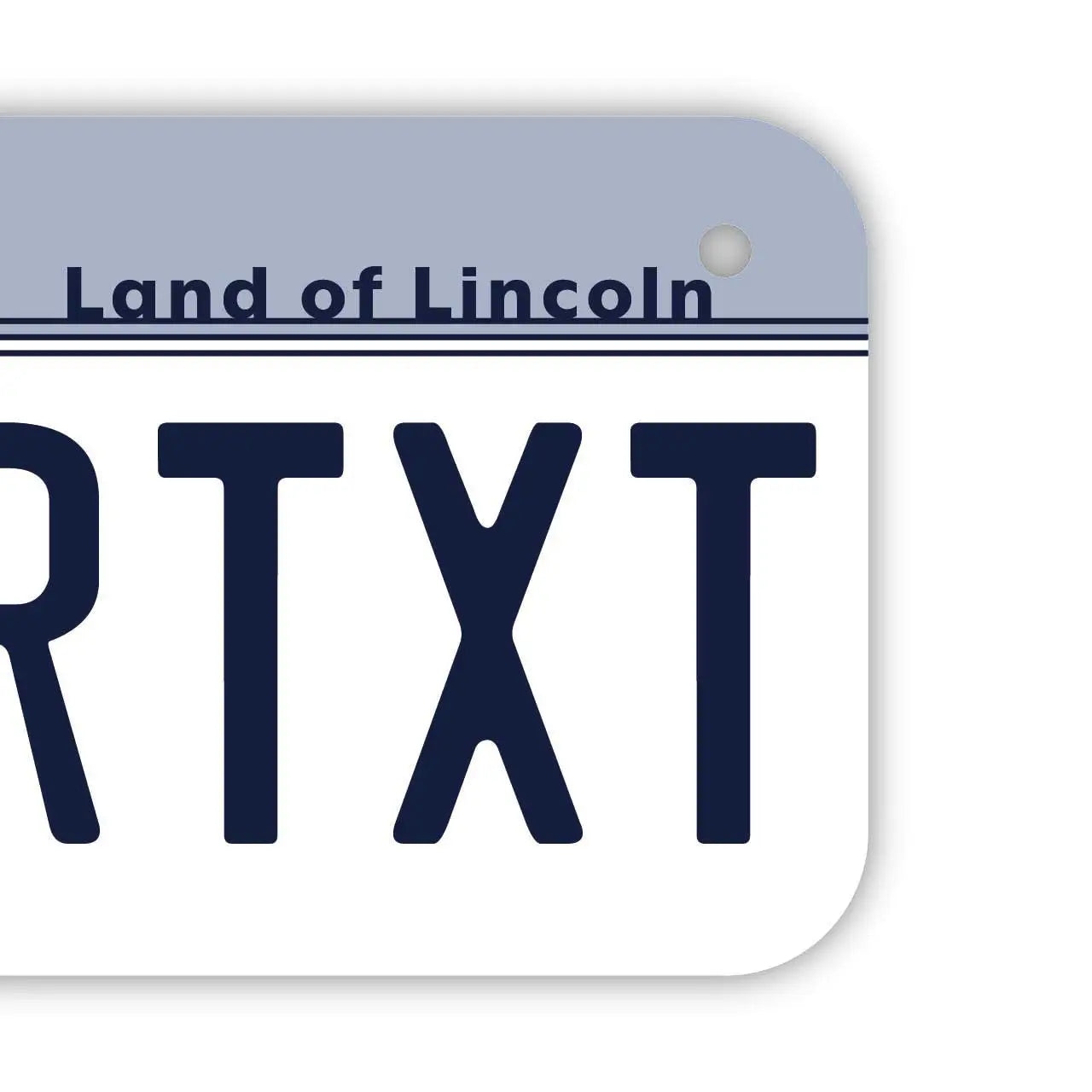 【小・自転車用】イリノイ1980's/オリジナルアメリカナンバープレート PL8HERO