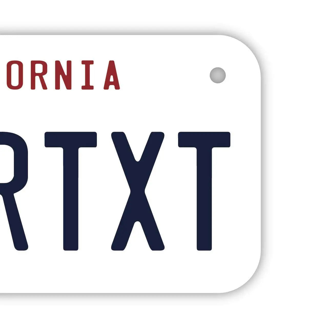 【小・自転車用】カリフォルニア1990's/オリジナルアメリカナンバープレート PL8HERO