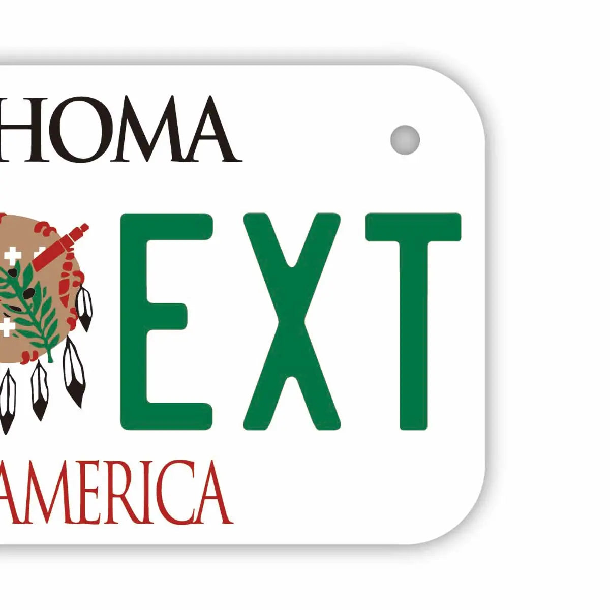 【小・自転車用】オクラホマ1994/オリジナルアメリカナンバープレート PL8HERO