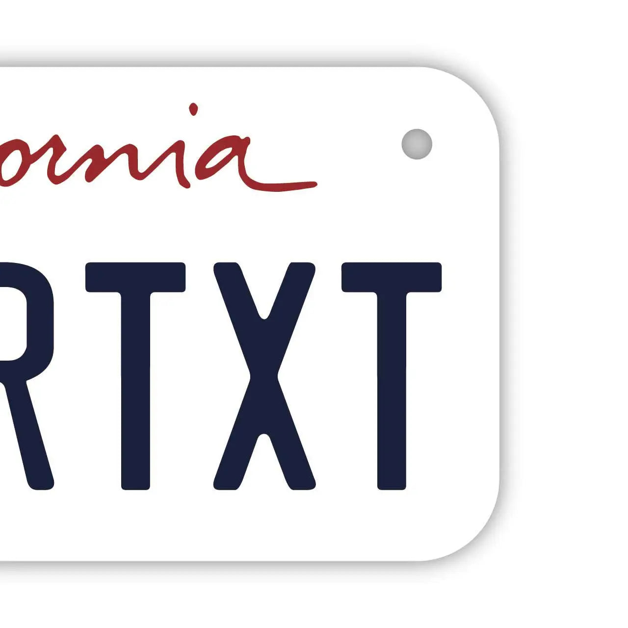 【小・自転車用】カリフォルニア2000's/オリジナルアメリカナンバープレート PL8HERO