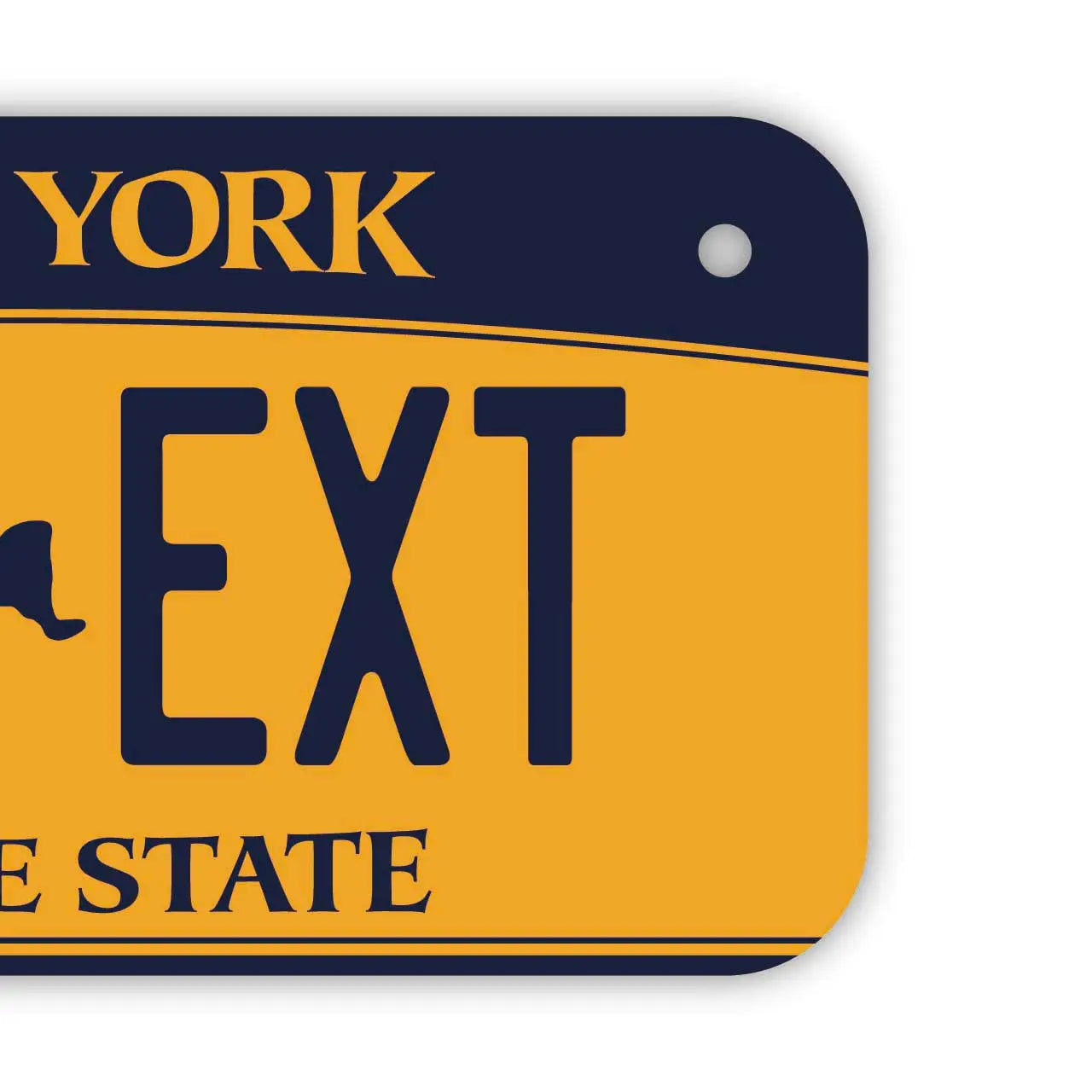 【小・自転車用】ニューヨーク2010年/オリジナルアメリカナンバープレート PL8HERO