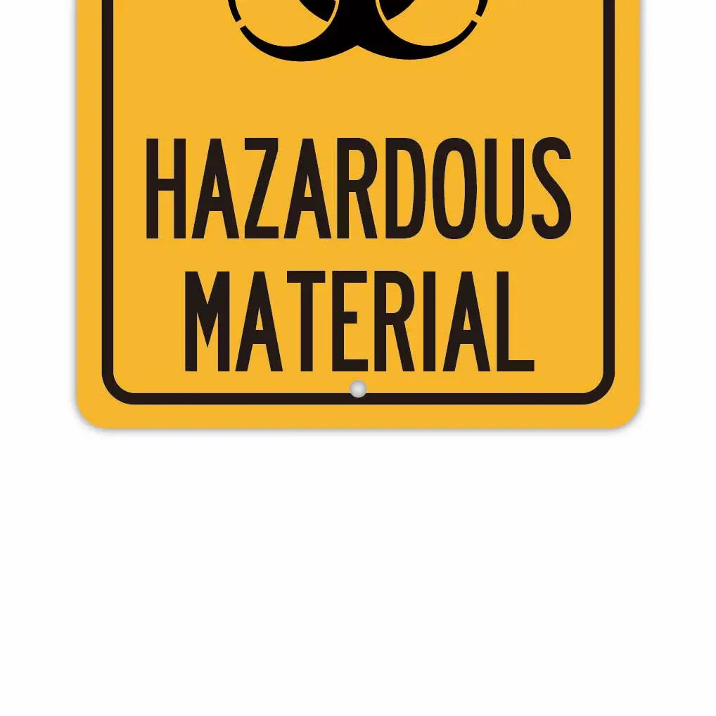 【長方形看板】バイオハザード・危険物注意/アメリカ製オリジナル看板(約20x30cm) PL8HERO