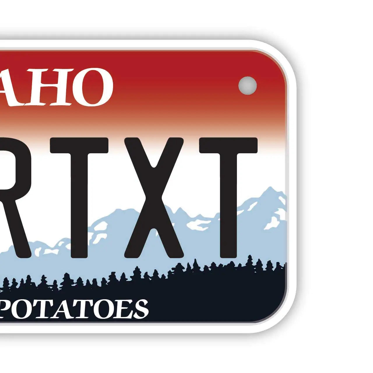 【小・自転車用】アイダホ/オリジナルアメリカナンバープレート PL8HERO