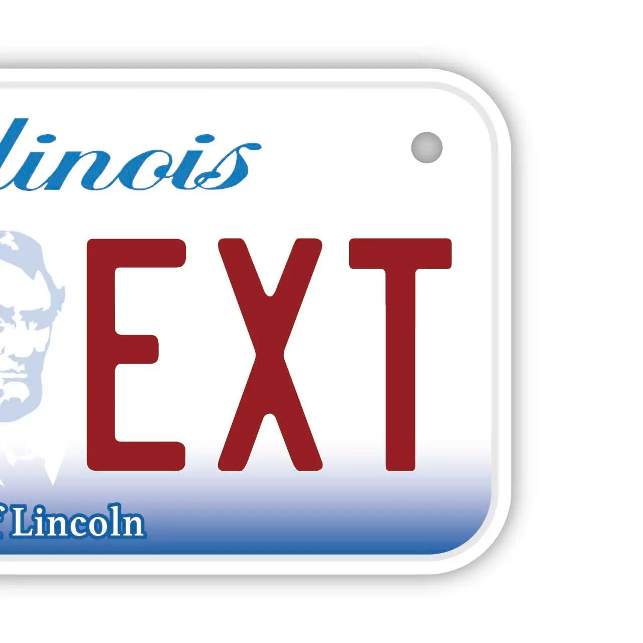 【小・自転車用】イリノイ/オリジナルアメリカナンバープレート PL8HERO