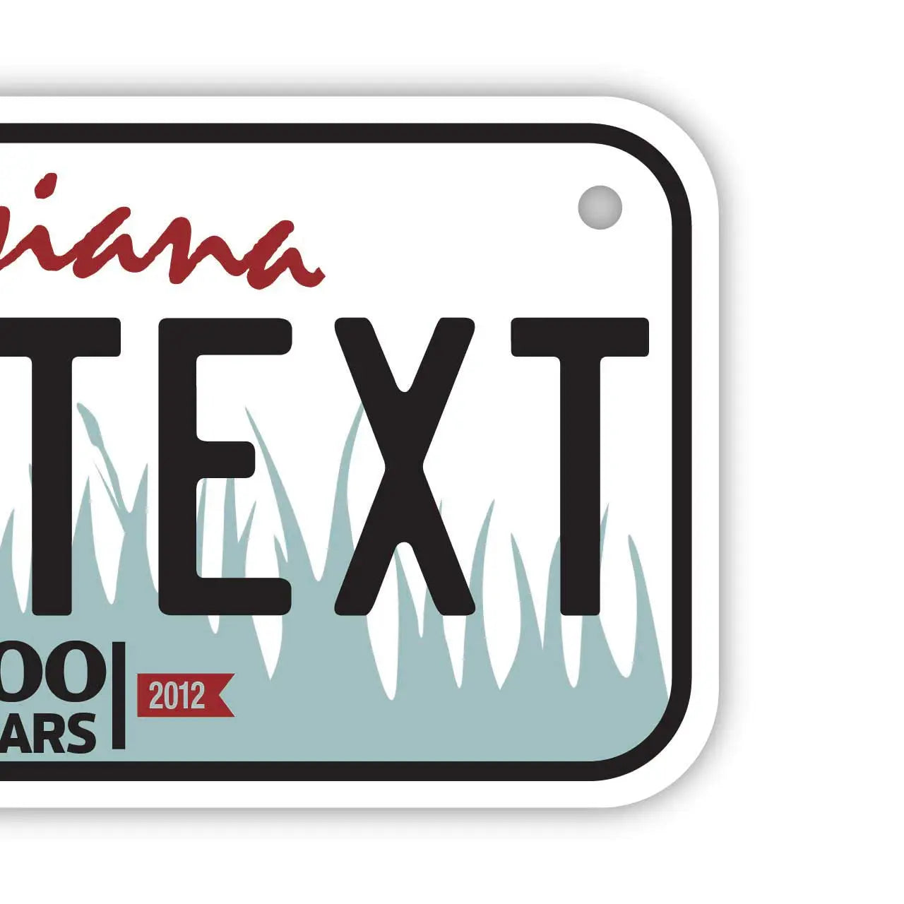 【小・自転車用】ルイジアナ/オリジナルアメリカナンバープレート PL8HERO