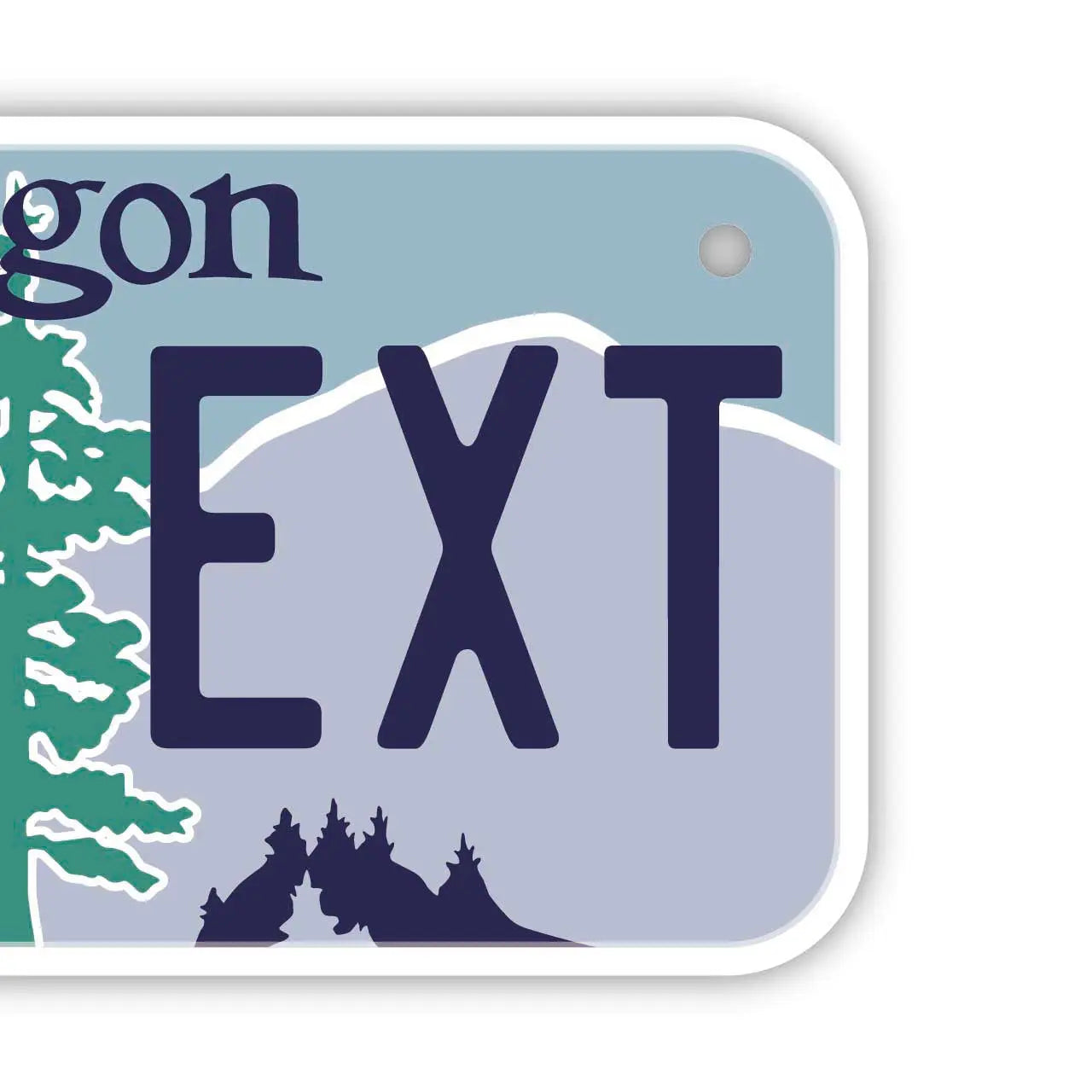 【小・自転車用】オレゴン/オリジナルアメリカナンバープレート PL8HERO