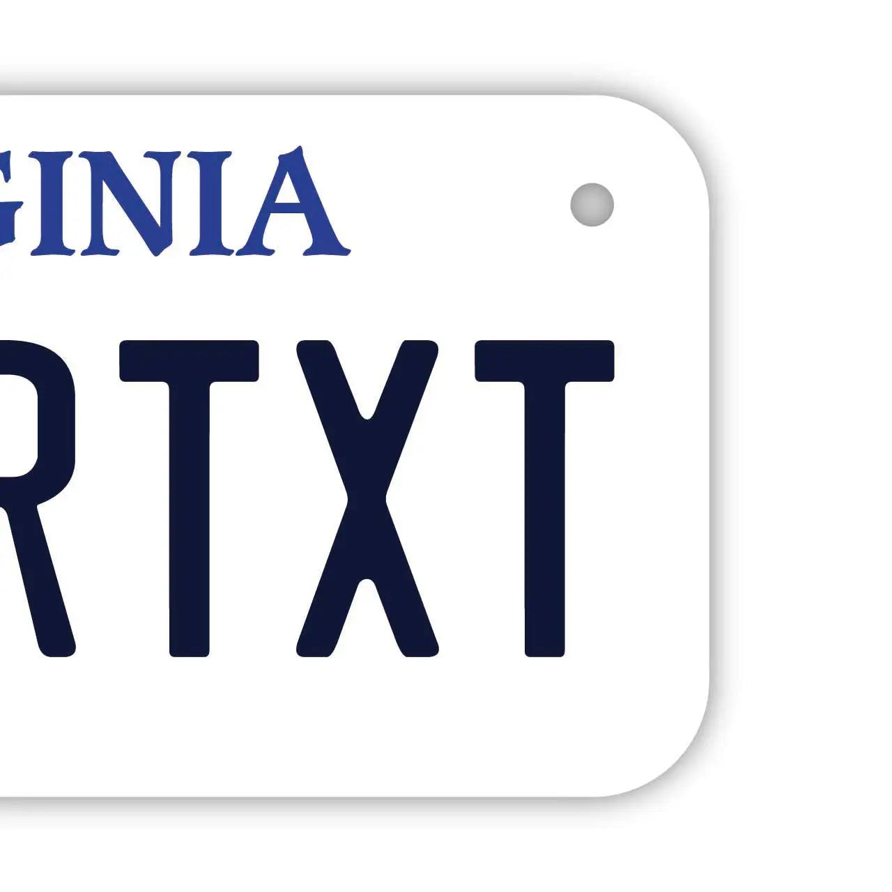 【小・自転車用】バージニア/オリジナルアメリカナンバープレート PL8HERO