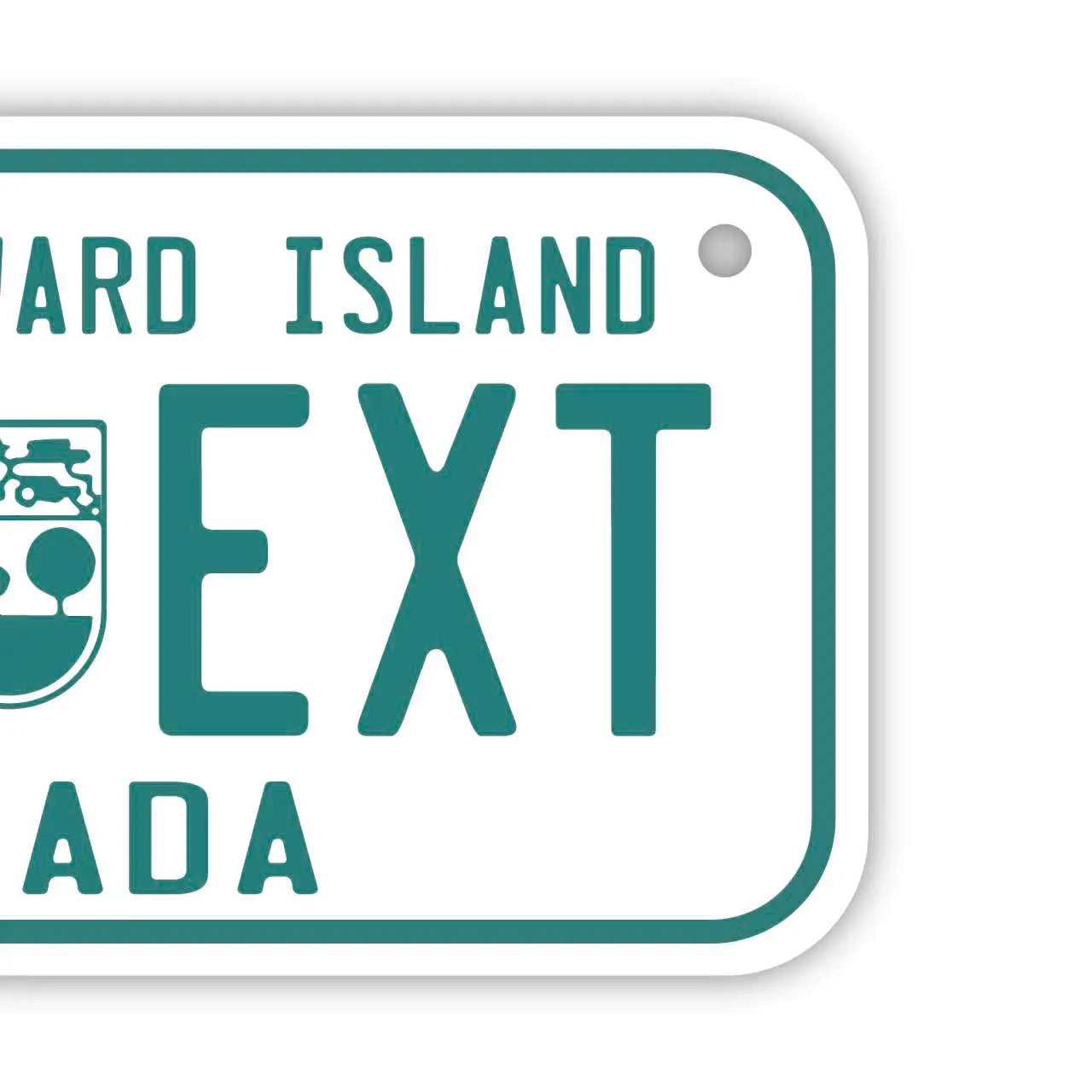 【小・自転車用】プリンスエドワードアイランド/オリジナルカナダナンバープレート PL8HERO