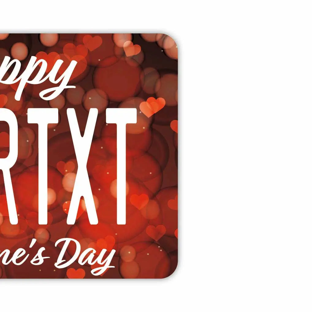 【ミラータグ】ハート(バレンタイン)/オリジナルアメリカナンバープレート型エアフレッシュナー PL8HERO