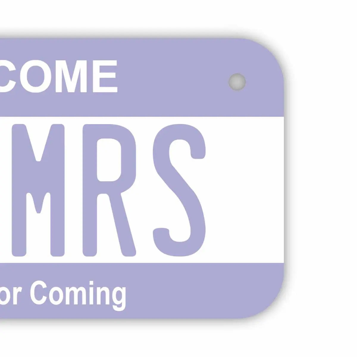 【小・自転車用】カラー・パープル/オリジナルアメリカナンバープレート PL8HERO