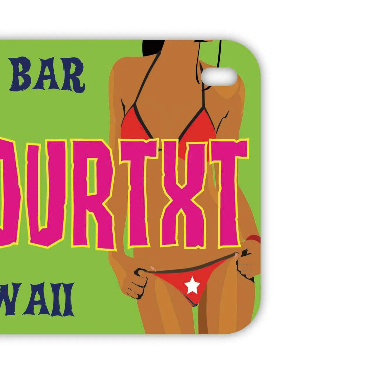 【中・USバイク用】ハワイ・ティキバー/オリジナルアメリカナンバープレート PL8HERO