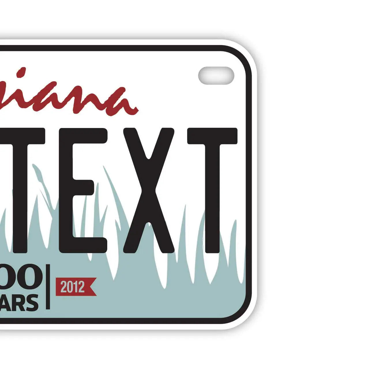 【中・USバイク用】ルイジアナ/オリジナルアメリカナンバープレート PL8HERO