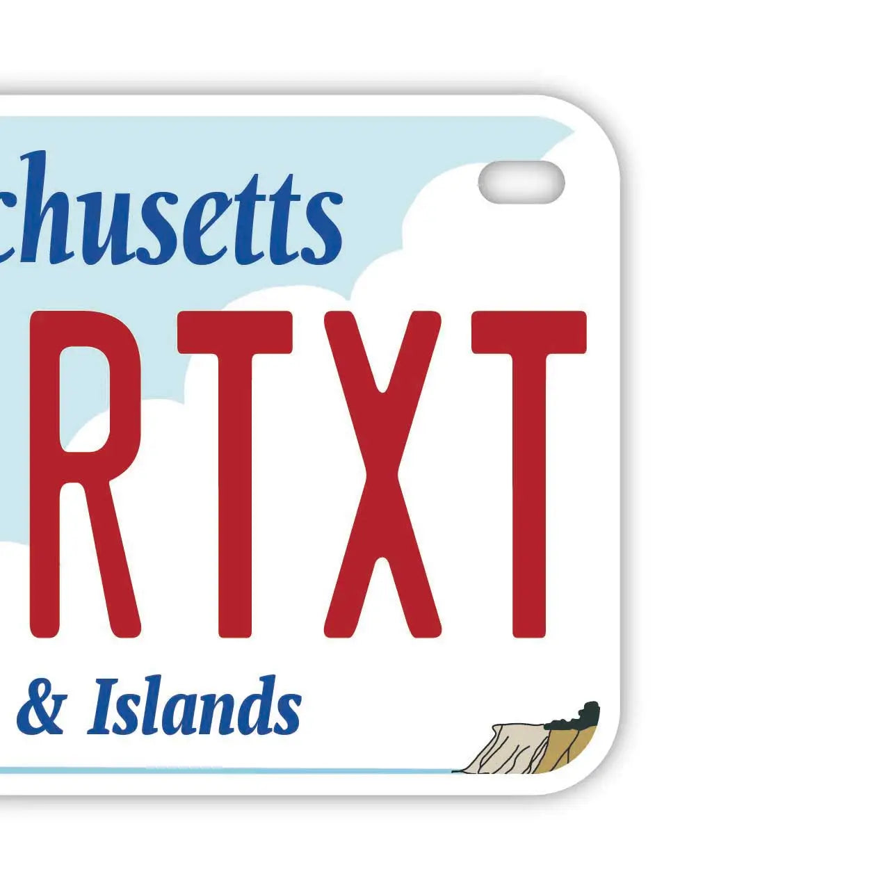 【中・USバイク用】マサチューセッツ・ケープコッド/オリジナルアメリカナンバープレート PL8HERO