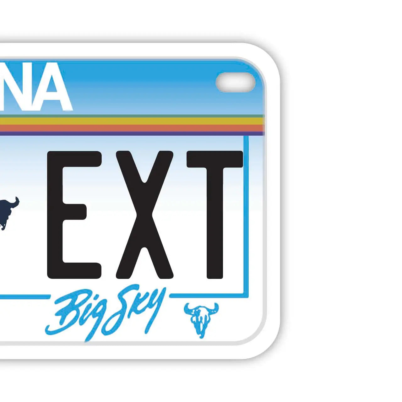 【中・USバイク用】モンタナ/オリジナルアメリカナンバープレート PL8HERO