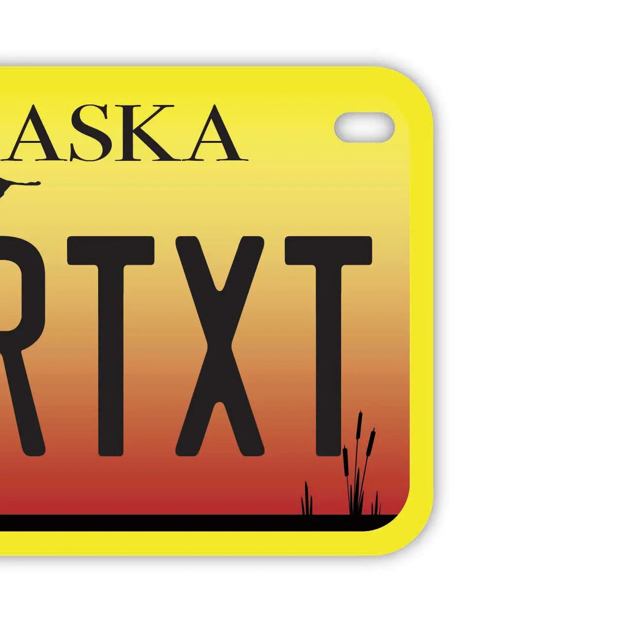 【中・USバイク用】ネブラスカ/オリジナルアメリカナンバープレート PL8HERO