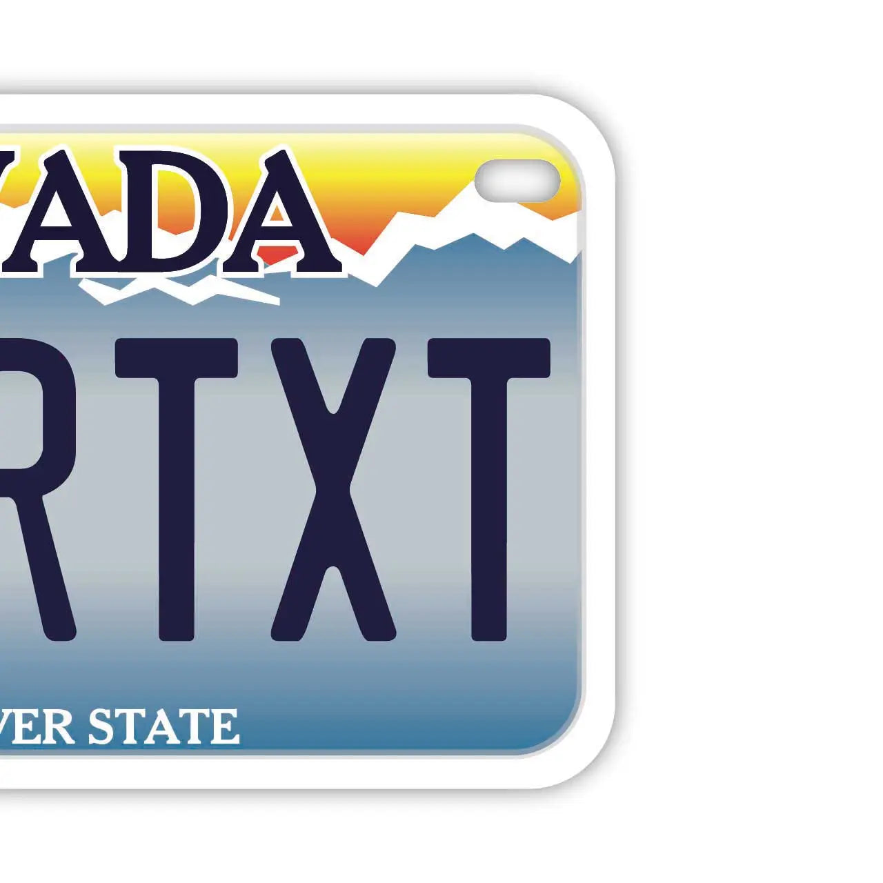 【中・USバイク用】ネバダ/オリジナルアメリカナンバープレート PL8HERO