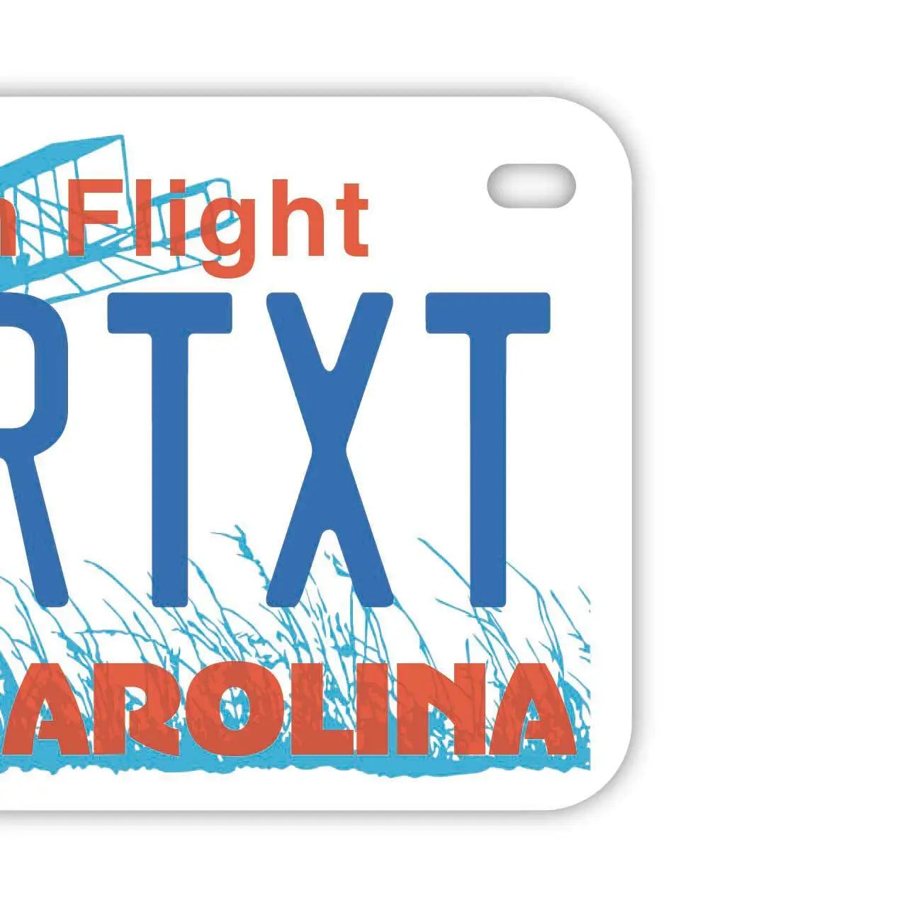 【中・USバイク用】ノースカロライナ/オリジナルアメリカナンバープレート PL8HERO