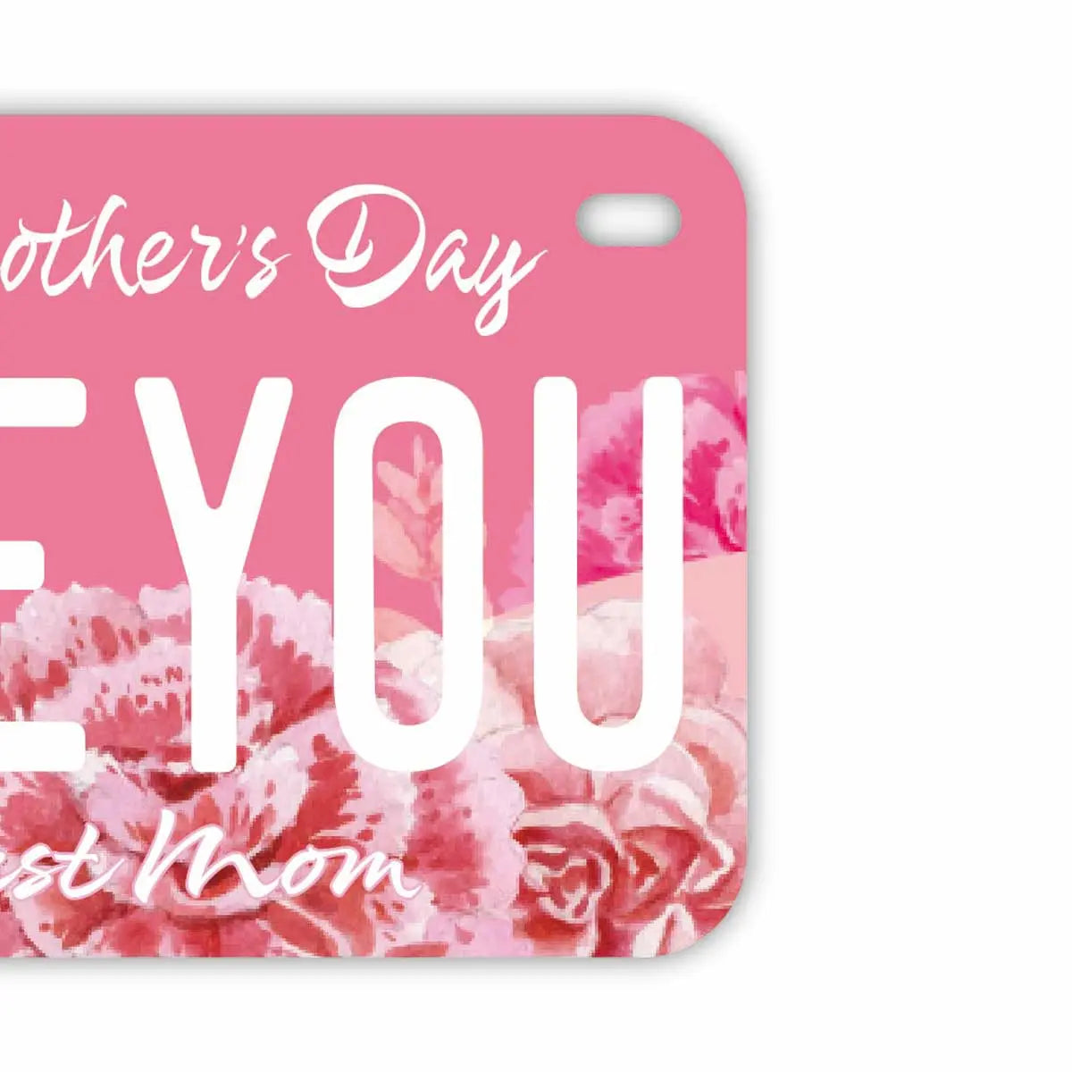 【中・USバイク用】母の日・フラワー/オリジナルアメリカナンバープレート PL8HERO