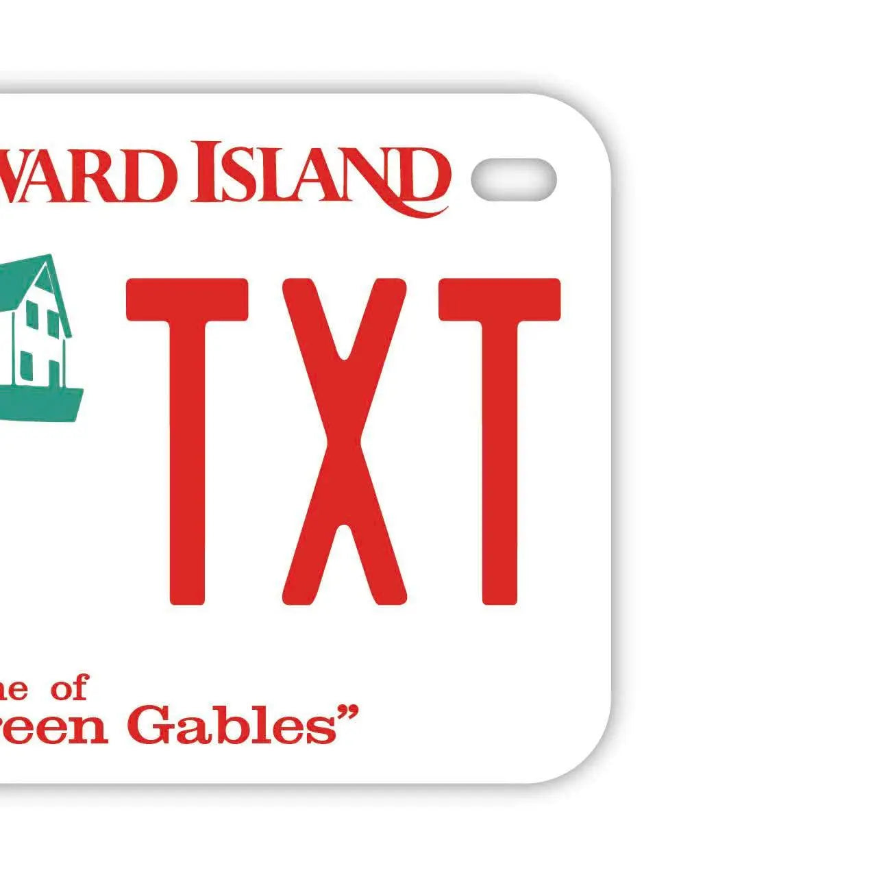 【中・USバイク用】プリンスエドワードアイランド-赤毛のアン/オリジナルカナダナンバープレート PL8HERO