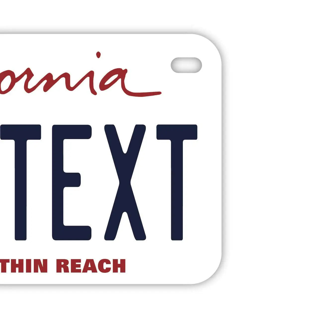 【中・USバイク用】カリフォルニア-サンフランシスコVer./オリジナルアメリカナンバープレート PL8HERO