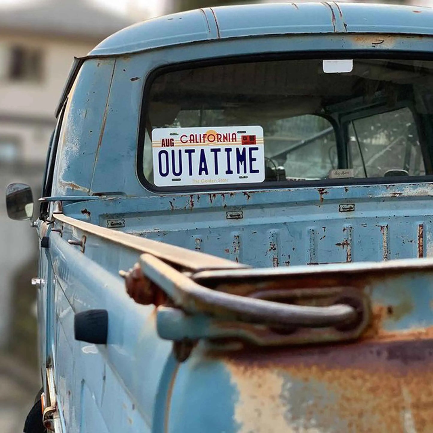 【大・US車用】カリフォルニア-サンフランシスコVer./オリジナルアメリカエンボスナンバープレート おしゃれ表札看板 PL8HERO