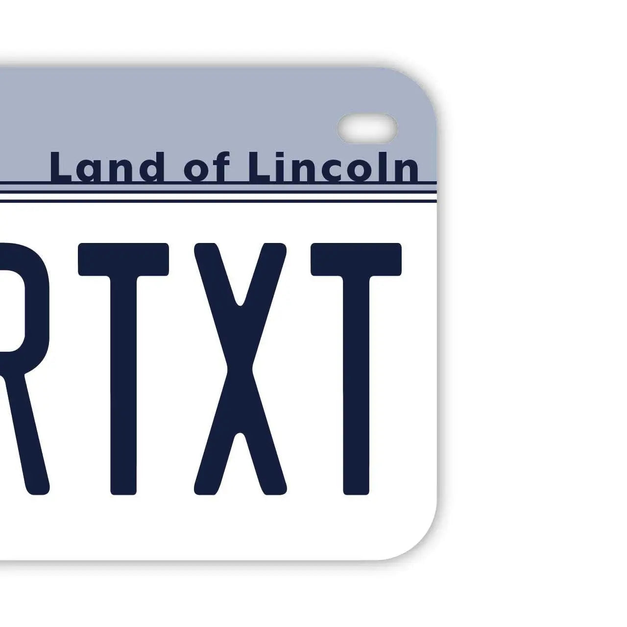 【中・USバイク用】イリノイ1980's/オリジナルアメリカナンバープレート PL8HERO