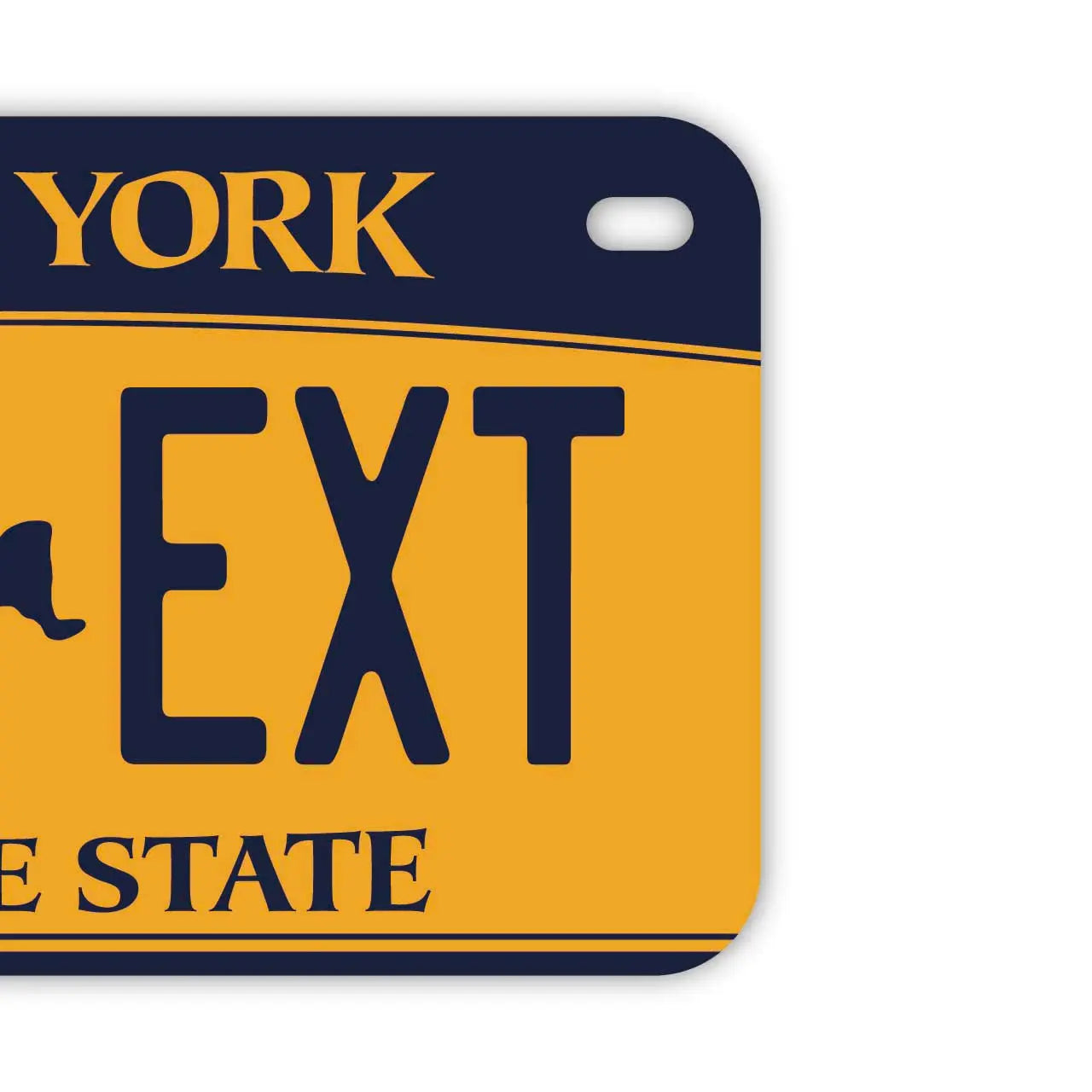 【中・USバイク用】ニューヨーク2010年/オリジナルアメリカナンバープレート PL8HERO