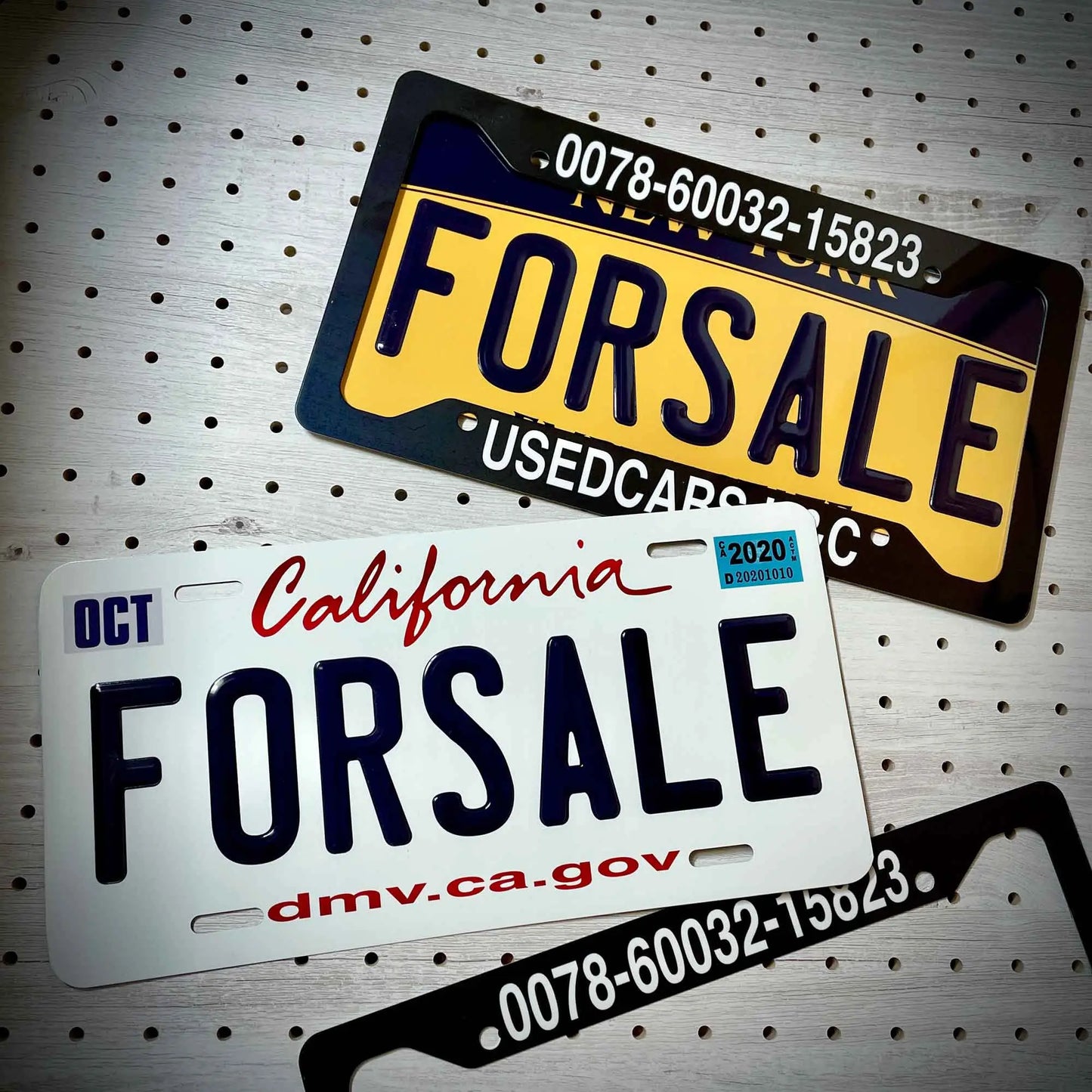 【大・US車用】ニューヨーク2010年/オリジナルアメリカエンボスナンバープレート おしゃれ表札看板 PL8HERO