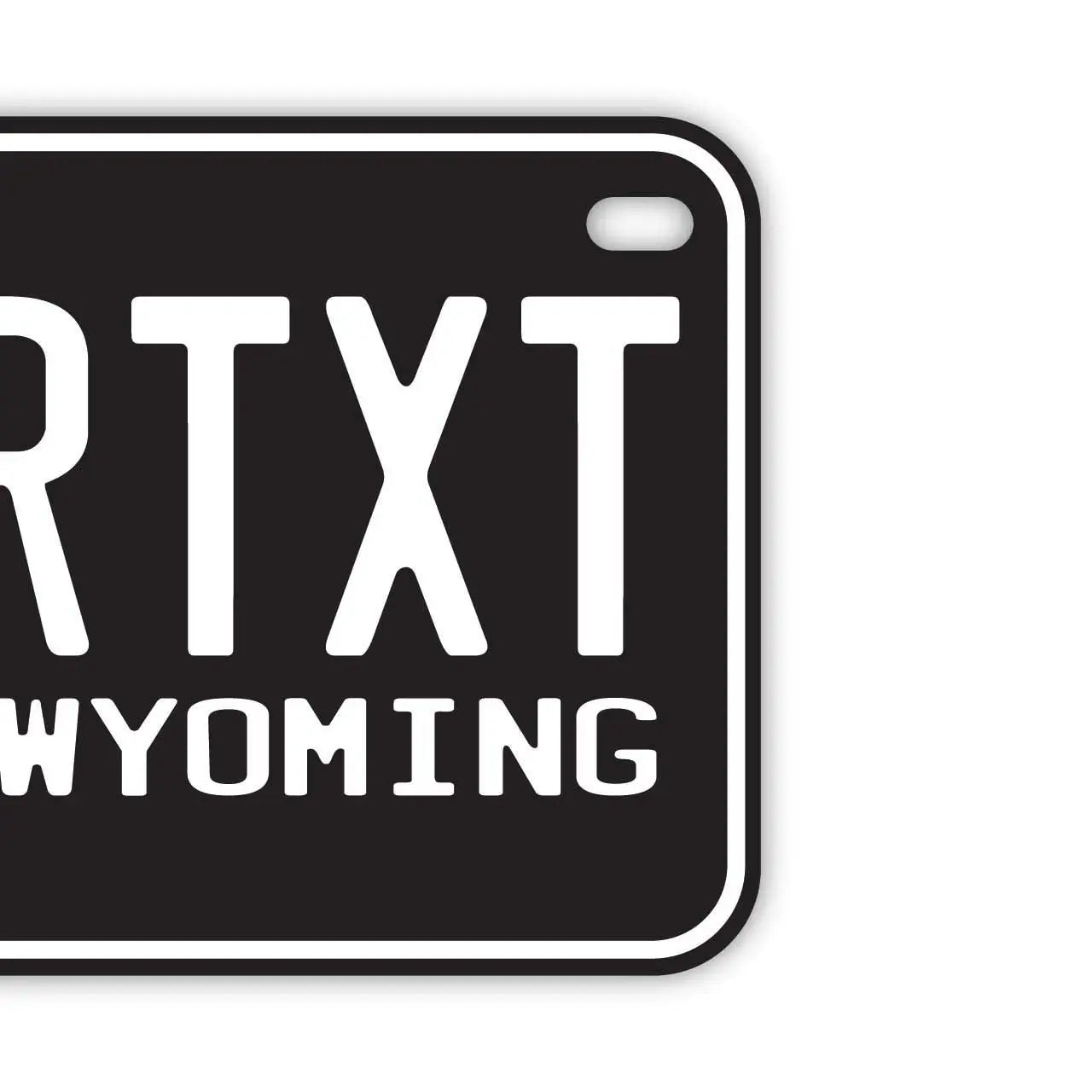 【中・USバイク用】ワイオミング56/オリジナルアメリカナンバープレート PL8HERO