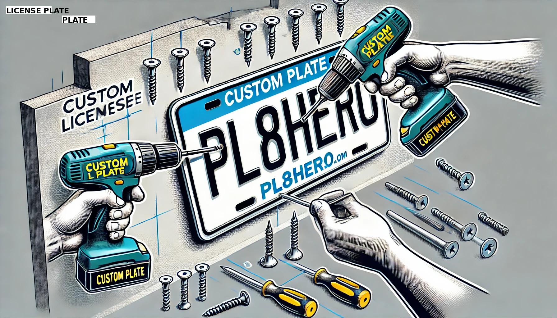 Pl License Guide to Installing Custom License Plates – PL8HERO(プレートヒーロー)