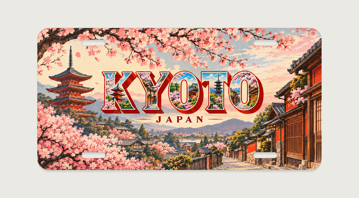 京都 KYOTO ご当地プレート 完成イメージ