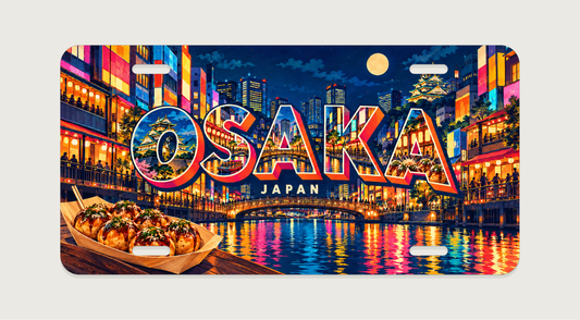 大阪 OSAKA ご当地プレート 完成イメージ