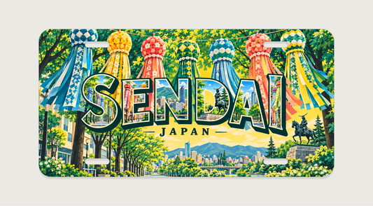 仙台 SENDAI ご当地プレート 完成イメージ