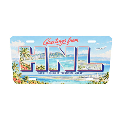 HNL ご当地プレート 実寸比率3Dモデル