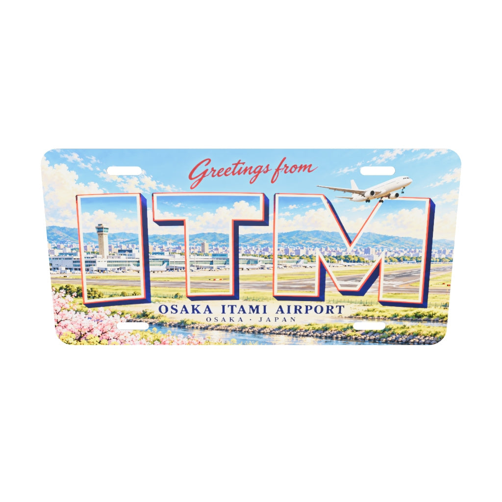 大阪国際空港（伊丹空港） ITM 原寸3Dモデル 304.8×152.4×0.64mm