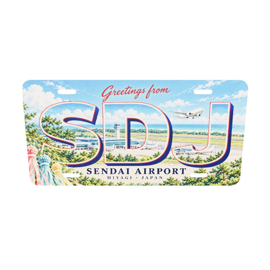 仙台空港 SDJ 原寸3Dモデル 304.8×152.4×0.64mm