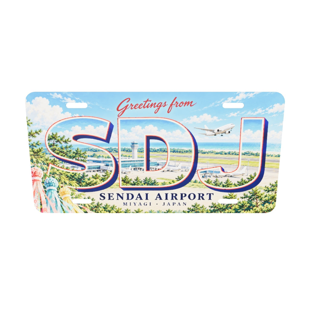 仙台空港 SDJ 原寸3Dモデル 304.8×152.4×0.64mm