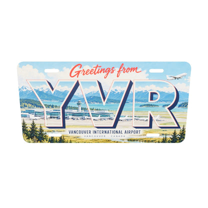 YVR ご当地プレート 実寸比率3Dモデル