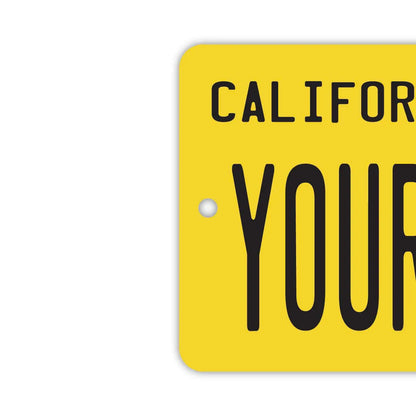 【ミラータグ】カリフォルニア1950's/オリジナルアメリカナンバープレート型エアフレッシュナー PL8HERO