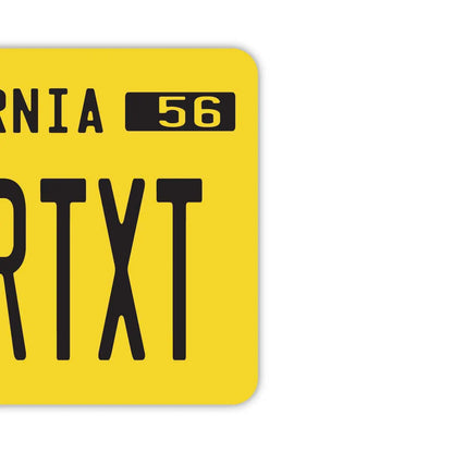 【ミラータグ】カリフォルニア1950's/オリジナルアメリカナンバープレート型エアフレッシュナー PL8HERO