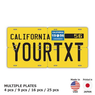 [Multi Plate] California 1950's/Original American License Plate