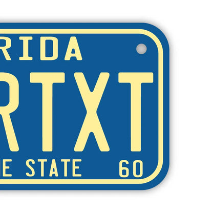 【小・自転車用】フロリダ1960's/オリジナルアメリカナンバープレート PL8HERO