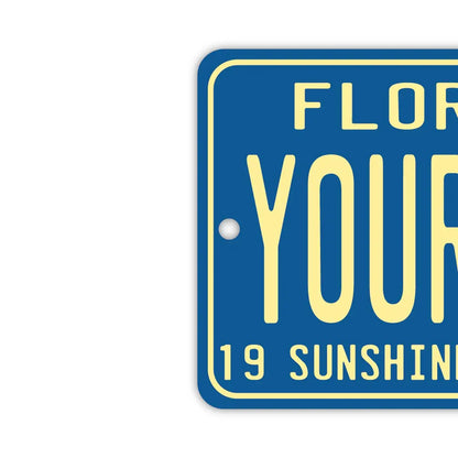 【ミラータグ】フロリダ1960's/オリジナルアメリカナンバープレート型エアフレッシュナー PL8HERO