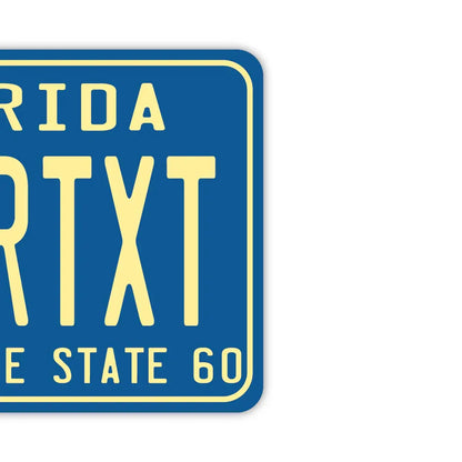 【ミラータグ】フロリダ1960's/オリジナルアメリカナンバープレート型エアフレッシュナー PL8HERO