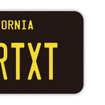 【ラゲッジタグ】カリフォルニア1960's/オリジナルアメリカナンバープレート型・おしゃれ ・紛失防止タグ PL8HERO