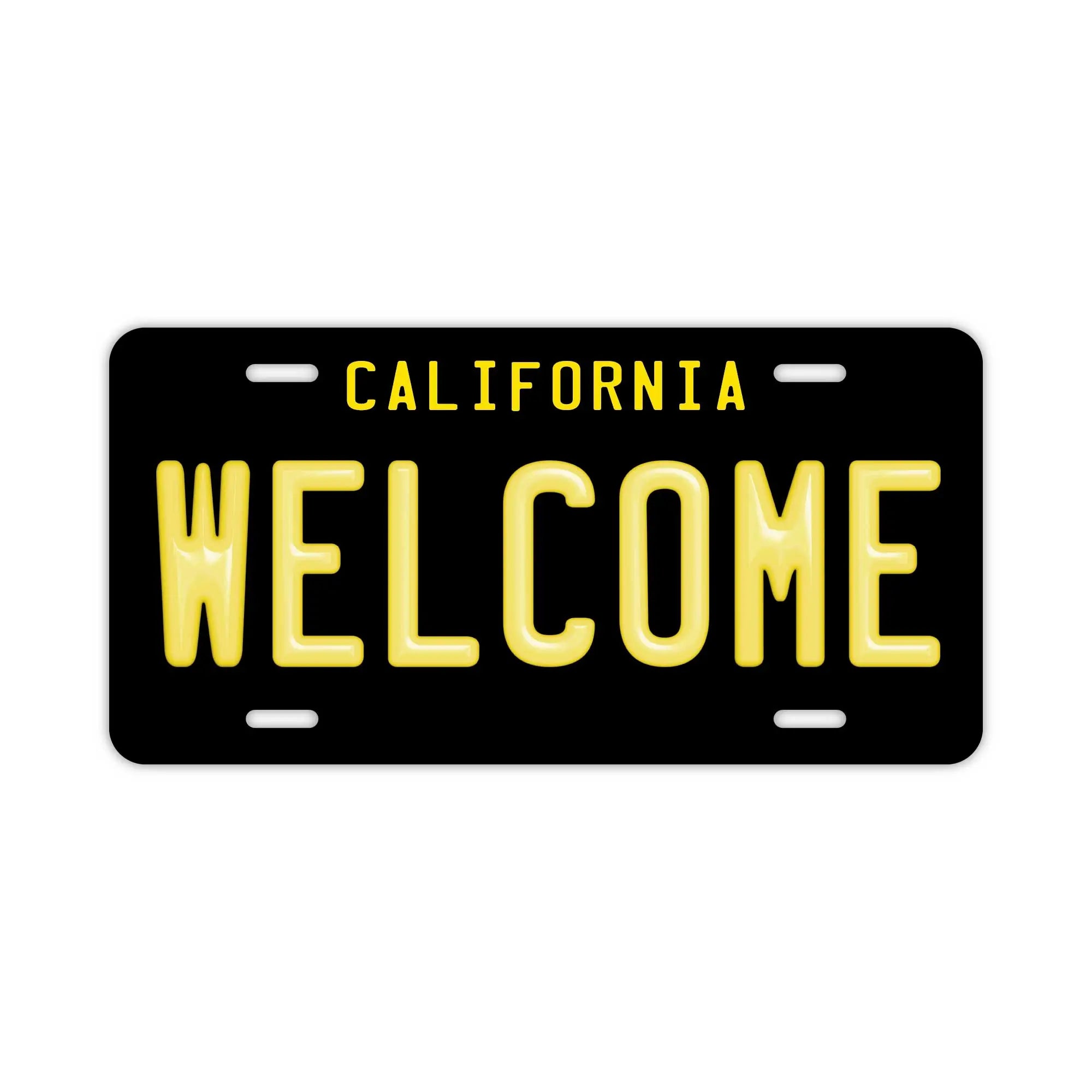ウェルカムボード看板】カリフォルニア州1960年代・アメリカライセンス