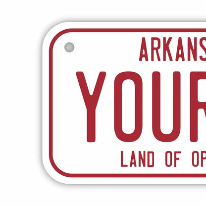 【小・自転車用】アーカンソー1964/オリジナルアメリカナンバープレート PL8HERO