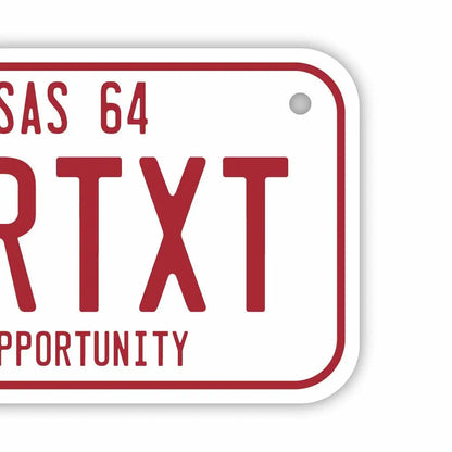 【小・自転車用】アーカンソー1964/オリジナルアメリカナンバープレート PL8HERO