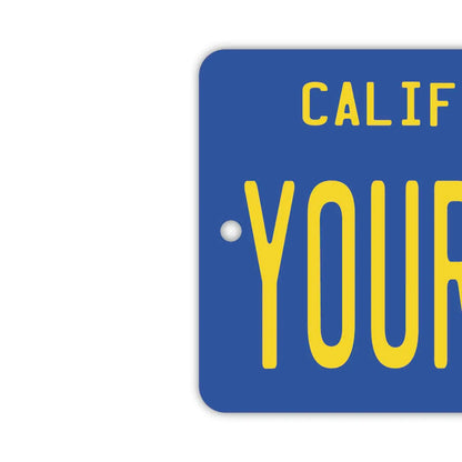 【ミラータグ】カリフォルニア1970's/オリジナルアメリカナンバープレート型エアフレッシュナー PL8HERO