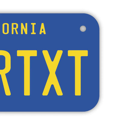 【小・自転車用】カリフォルニア1970's/オリジナルアメリカナンバープレート PL8HERO